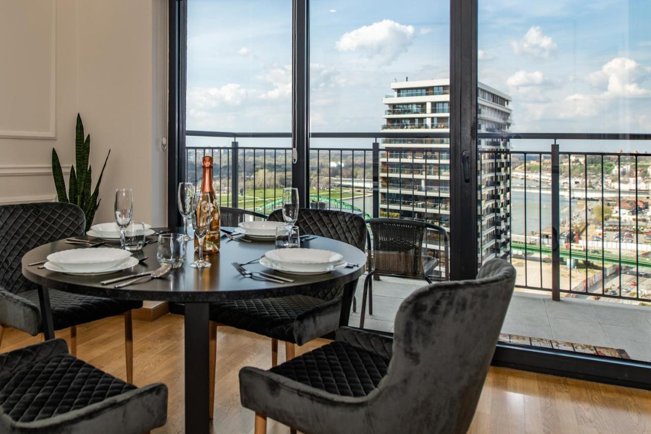 Luxury Stay In Belgrade Waterfront With Views Buitenkant foto