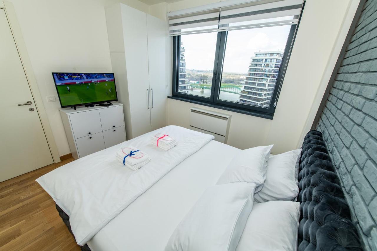 Luxury Stay In Belgrade Waterfront With Views Buitenkant foto