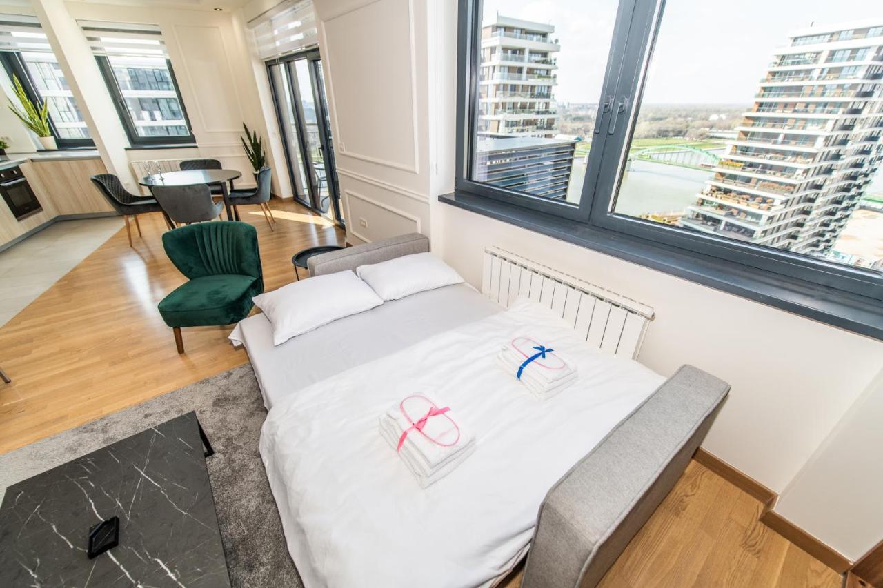 Luxury Stay In Belgrade Waterfront With Views Buitenkant foto