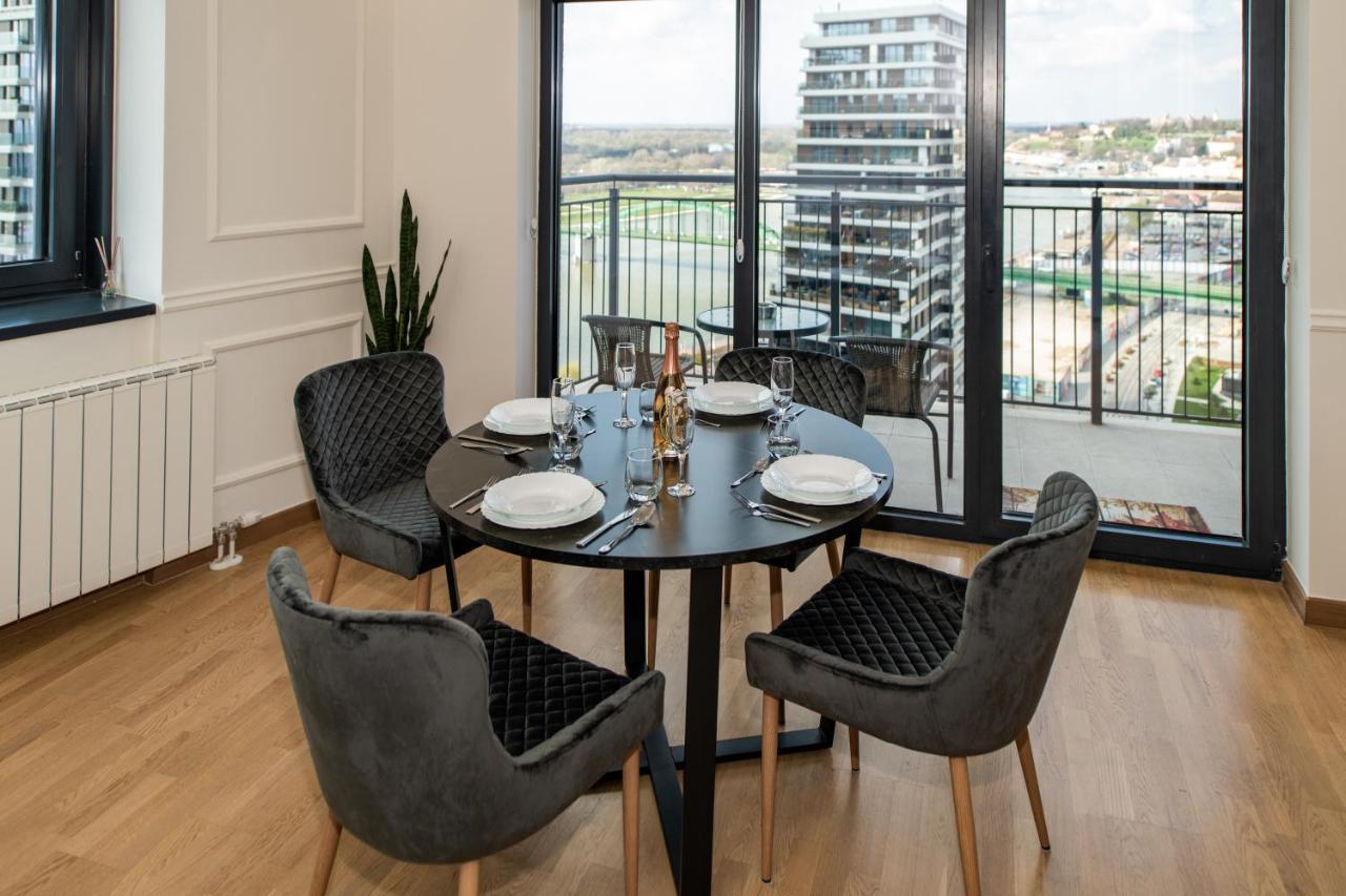 Luxury Stay In Belgrade Waterfront With Views Buitenkant foto